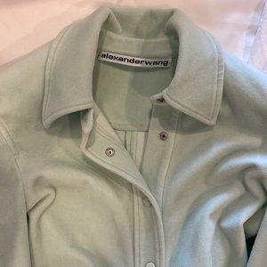 Alexander Wang button up mint velvet fairy dress | SIZE 4